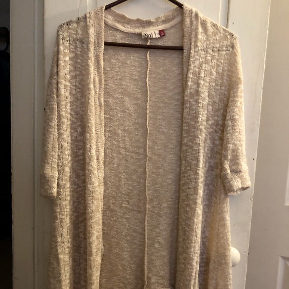 Cream colored cardigan - Picture 1 of 2